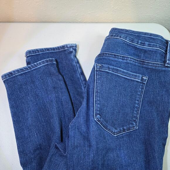 Athleta Mid Rise Skulptek Dark Wash Skinny Fit‎ Stretch Jeans Women's Size 4 - Picture 6 of 7